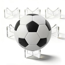 6-Pack Crystal Sphere Stand Holder, Medium Clear Acrylic Display Base for Cry...