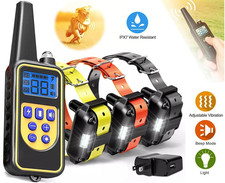 3000 FT Dog Training US Collar Rechargeable Remote Shock PET Waterproof Trainer
