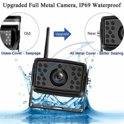 1296 HD Wireless Car Truck Van Trailer Bus Backup Camera WiFi IR For iOS Android - Foto 6 di 12