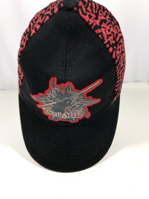 帽子 90s DEAD STOCK STAR WARS DARTH MAUL CAP Vintage Star Wars Darth Maul Hat Cap Strapback Black 90s