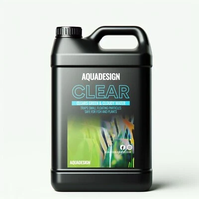 AQUA DESIGN AquaDesign CLEAR Aquarium Water Clarifier 5000ml - Crystal Clear Treats 25,000L