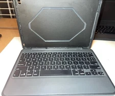 ZAGG Rugged Book - Durable, Magnetic Hinged Bluetooth Keyboard Case - 9.7 Inch