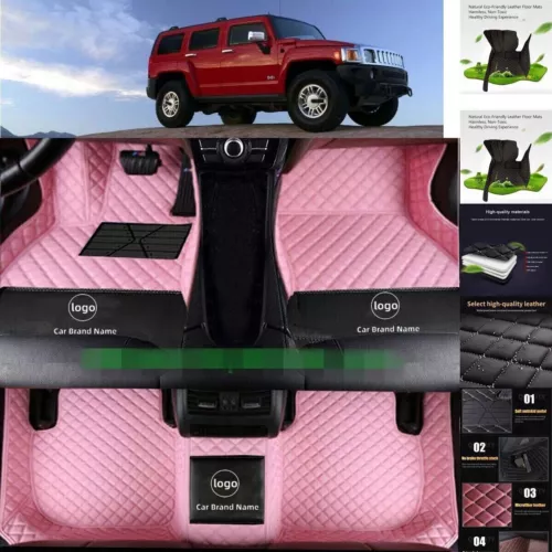For Hummer H2 H3 All Model Car Floor Mats Custom Cargo Liners Carpets Waterproof - Bild 12 von 34