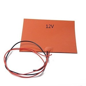 Signswise 200x200mm 12V 220W Silicone Rubber Heating Heater for 3D Printer Heated Beds