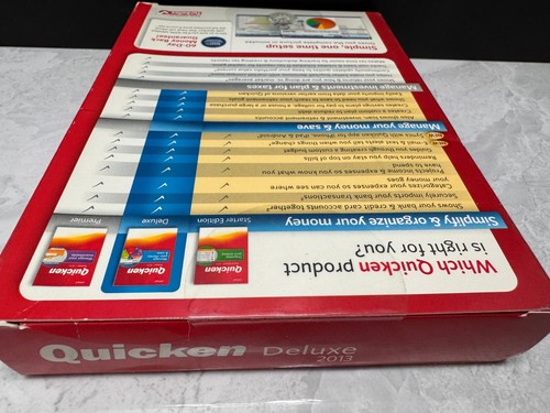 Intuit Quicken Deluxe Edition 2013 for Windows Financial Software NOS - Picture 7 of 8