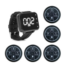 Wireless Restaurant Pager System Vibration Sound Alarm Service Pagers