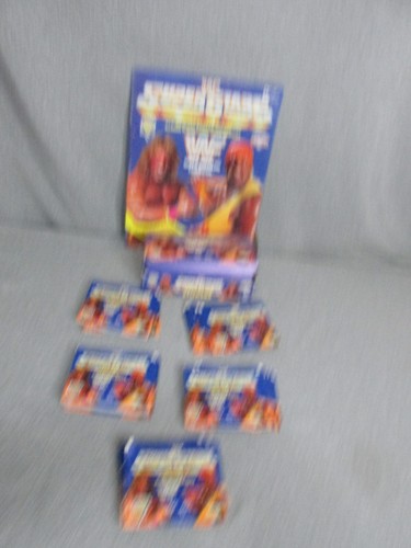 Vintage Box of 1991 WWF Superstars Wrestling Stickers 50 in Box Diamond/Booklet - Picture 7 of 9