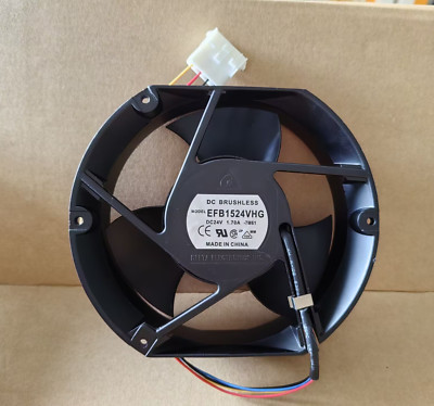 For DELTA EFB1524VHG 24V 1.70A 4wire 15*17*5CM cooling Fan