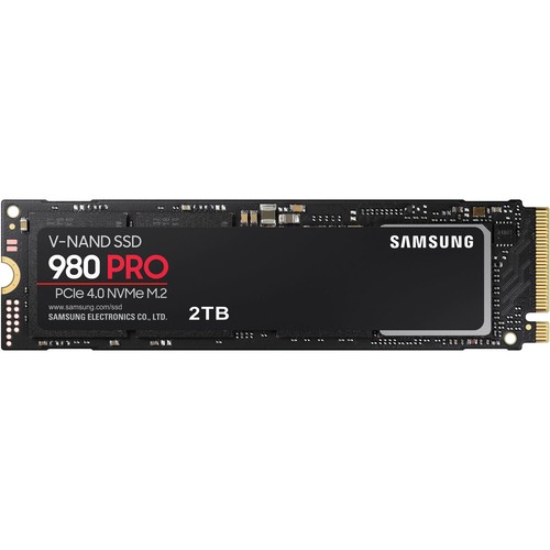 Samsung SSD 250GB 500GB 1TB 2TB 980 PRO Heatsink M.2 PCIe 4.0 Solid State Drives - Picture 3 of 12