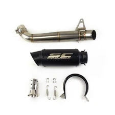 Slip on for Honda CBR1000RR 2008-2016 Exhaust System Mid Link Pipe Muffler Tips