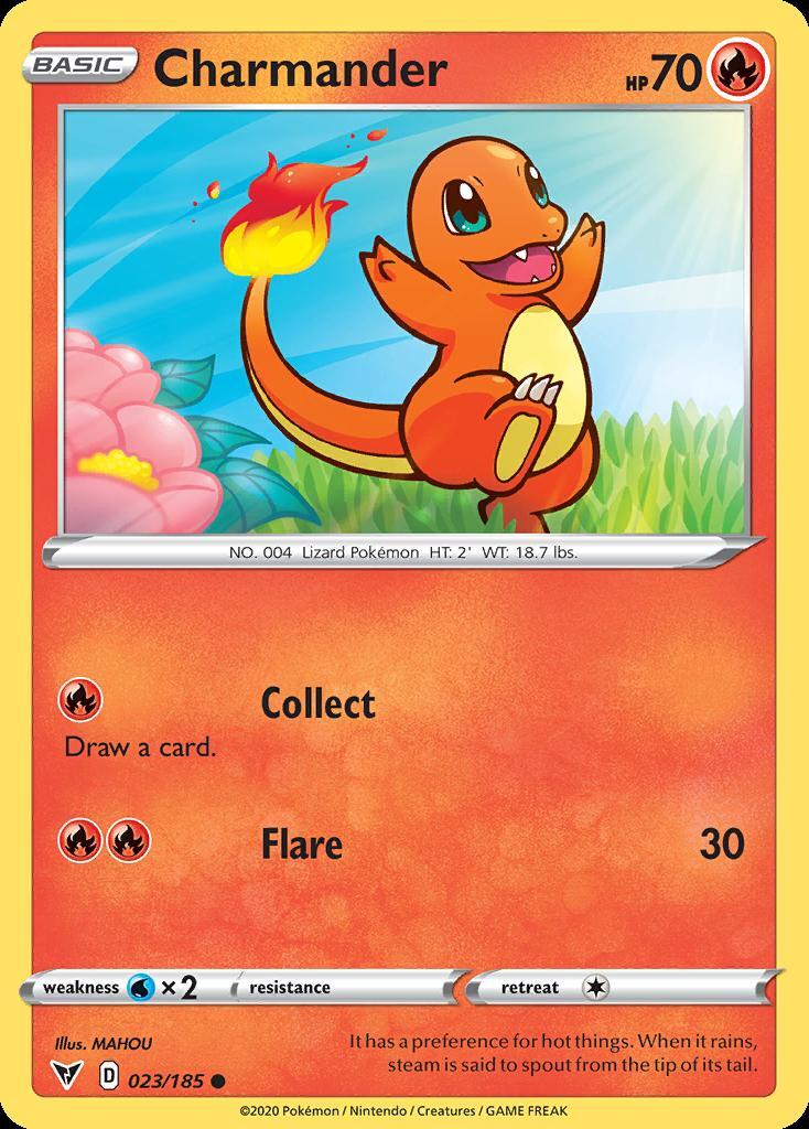 Pokemon Charmander (23/227) Vivid Voltage NM REVERSE HOLO