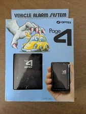 Rare NOS Optex Page 4 Four WG-5 RF Vehicle Alarm System Car in Box New Japan 