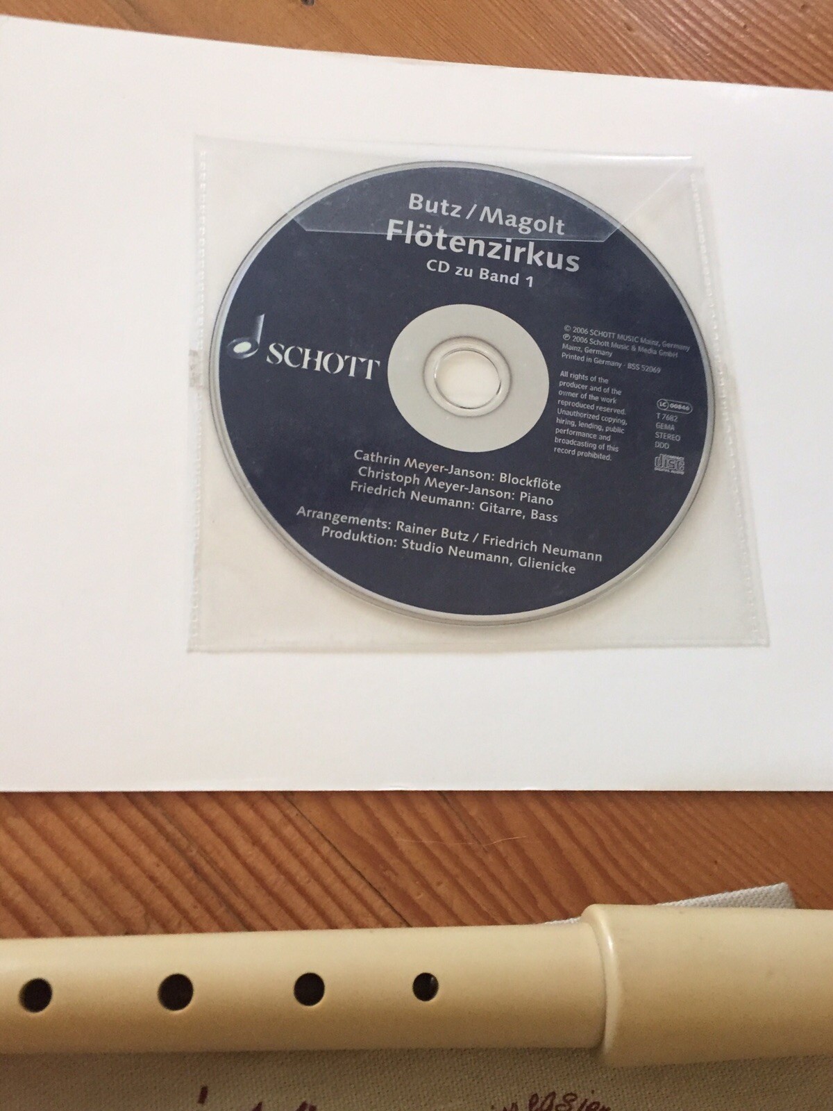 Mollenhauer Recorder And German Recorder Teachings Book With CD