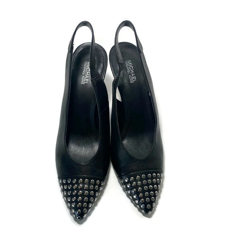Michael kors black studded on sale heels