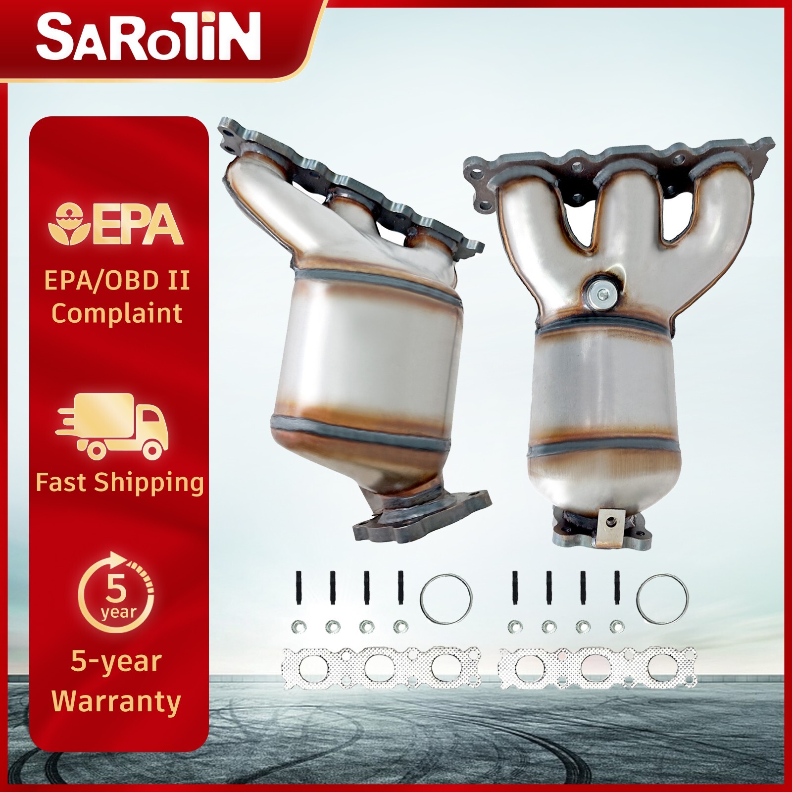 Direct-Fit Catalytic Converter For Volvo XC90 2007 2008 2009 2010 3.2L