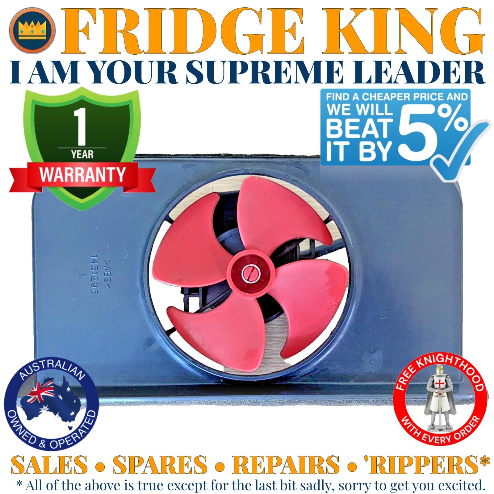 WSE6100WF Westinghouse Fridge Freezer Evaporator Fan Motor Shroud Assembly 1451295