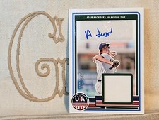 Adam Hachman 2023 Panini Stars & Stripes Patch Auto #'d/200 SM-AH🇬