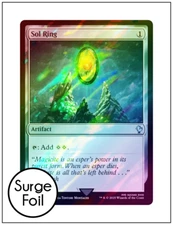 1x Sol Ring 0356, Surge Foil, Final Fantasy, Magic MTG NM