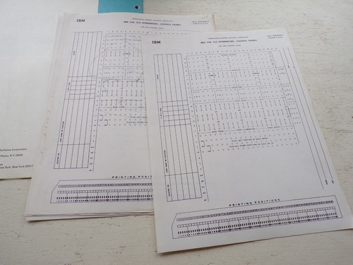 Vintage IBM Reference Manual of Operation IBM 548, 552 Interpreters - Afbeelding 7 van 7