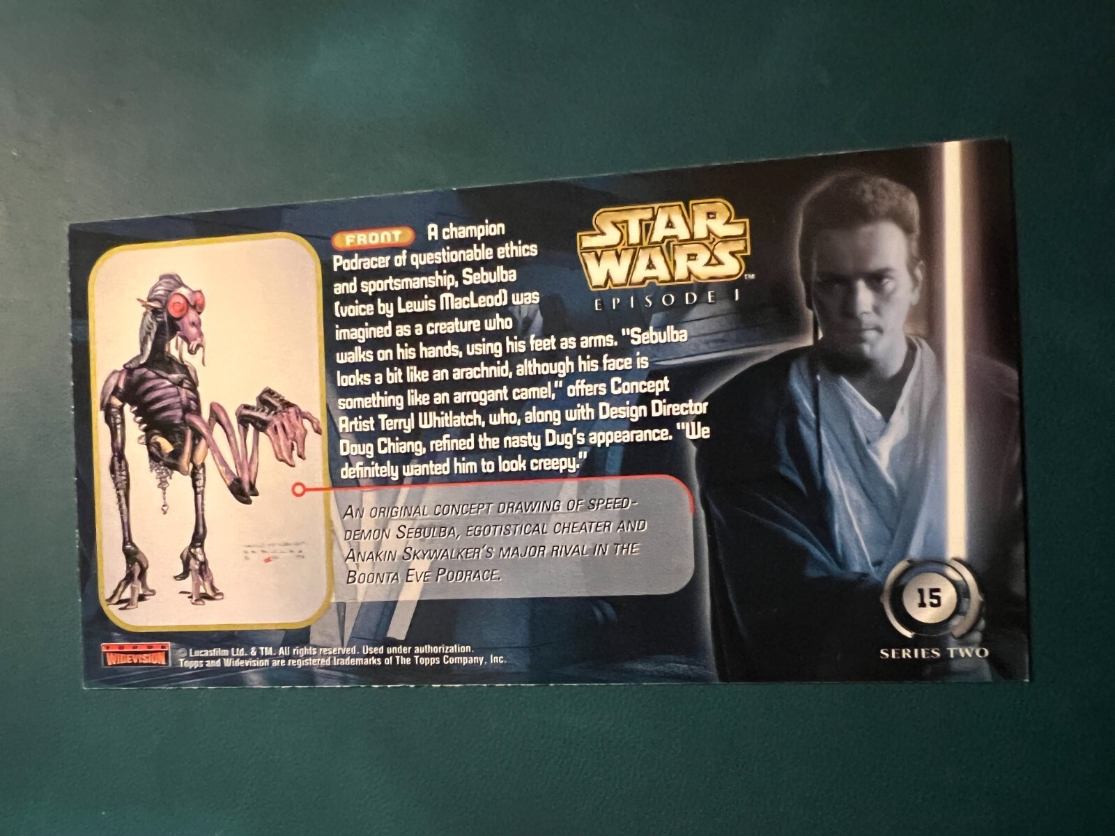 1999 Topps Star Wars Episode I SERIES 1-2 Widevision Complete Your Set U Pick - Picture 202 of 331