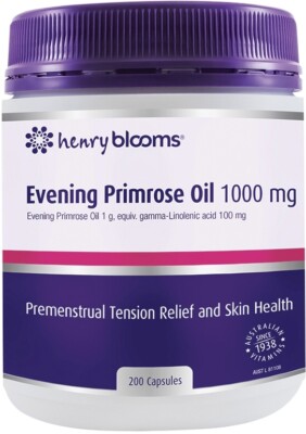 Blooms Evening Primrose Oil 1g 200 Caps
