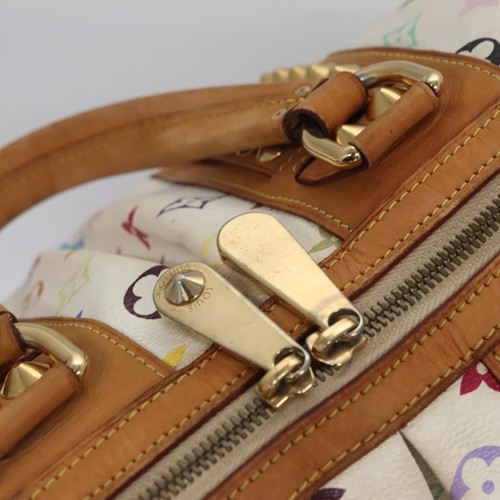 LOUIS VUITTON Monogram Multicolor Courtney MM Bag 2way White M45641 Auth BD162 - Picture 10 of 23