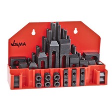 Spannwerkzeugsortiment Spannpratzen M10 58-teilig T-Nutensteine Aufspann Set