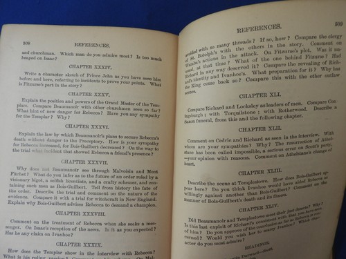 Ivanhoe by Sir Walter Scott 1905 Maynard's English Classic Series - Picture 15 of 19