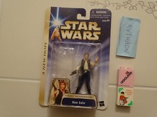 NEW & SEALED BLISTER STAR WARS SAGA 2004 HALL OF FAME HAN SOLO ALDERAAN 1