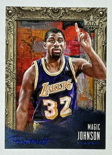 2018 Panini Court Kings Basketball Sapphire Magic Johnson #54