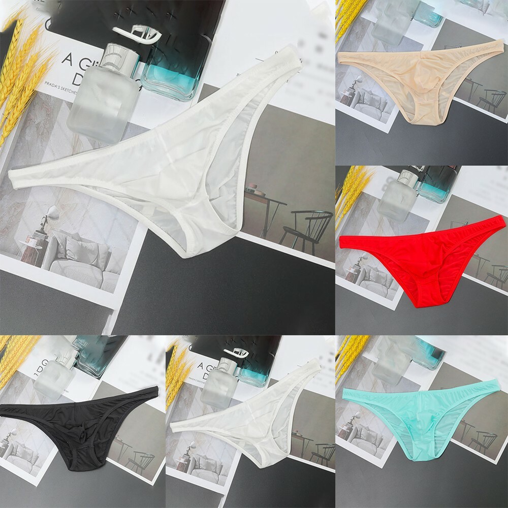 Panties Low Rise Perspective Solid Color T Shaped Briefs Underpants Underwear