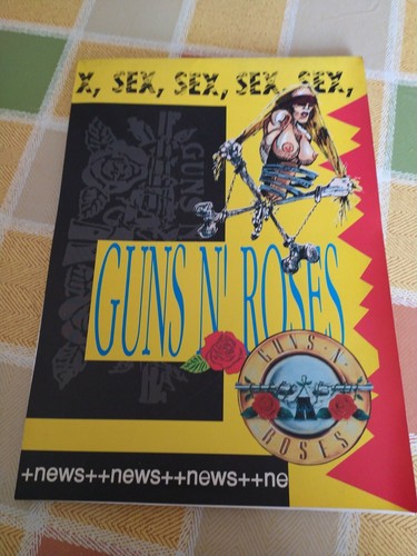 GUNS N' ROSES- DECORLINE-block notes anni 90 - Foto 1 di 4