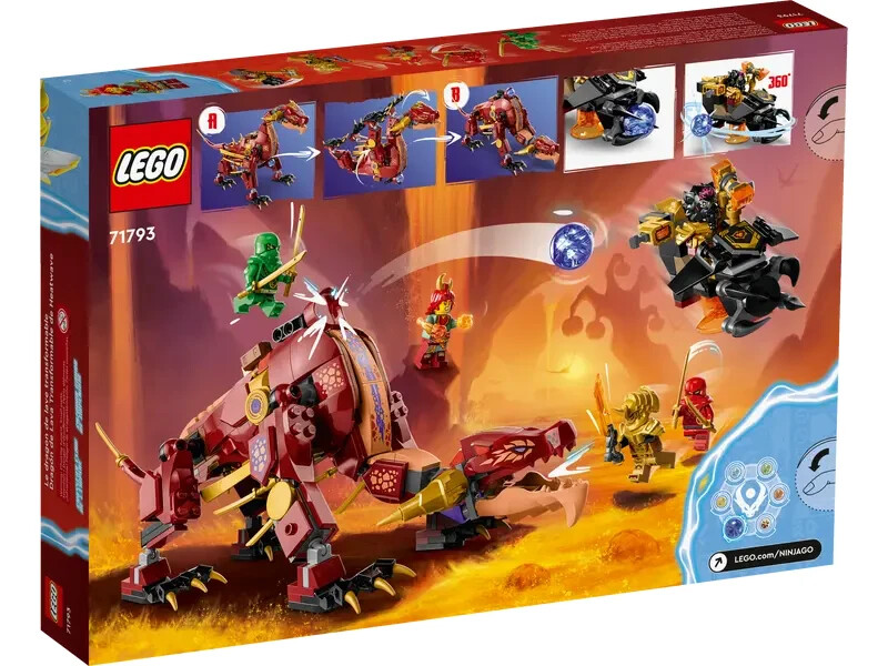 Lego Heatwave Transforming Lava Dragon 71793 NINJAGO Minifigure