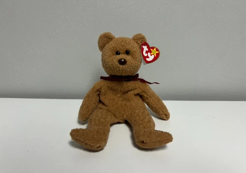 Vintage RARE Ty Beanie Baby - Curly Original Tags DOB April 12 1996
