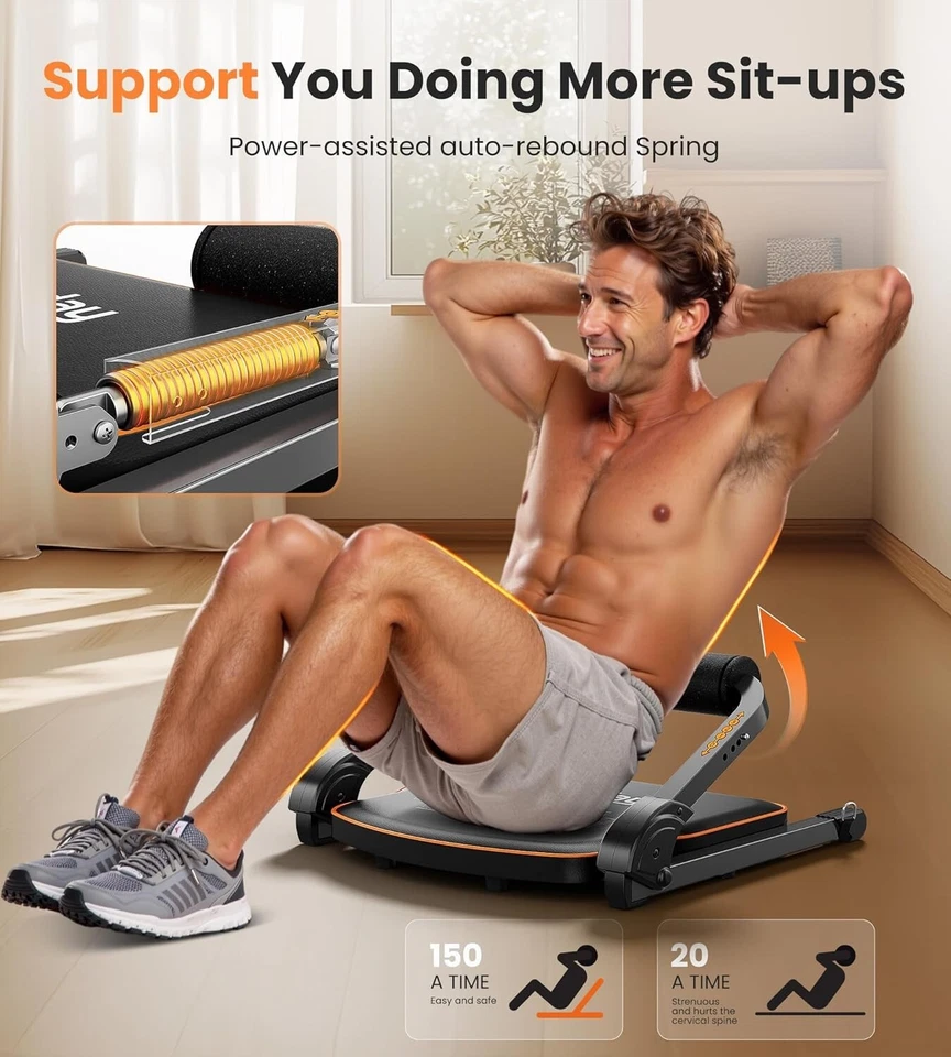 Ab Machine for Stomach Workout Ab Crunch Machine with 3 Adjustable Resistance - Image 3 of 4