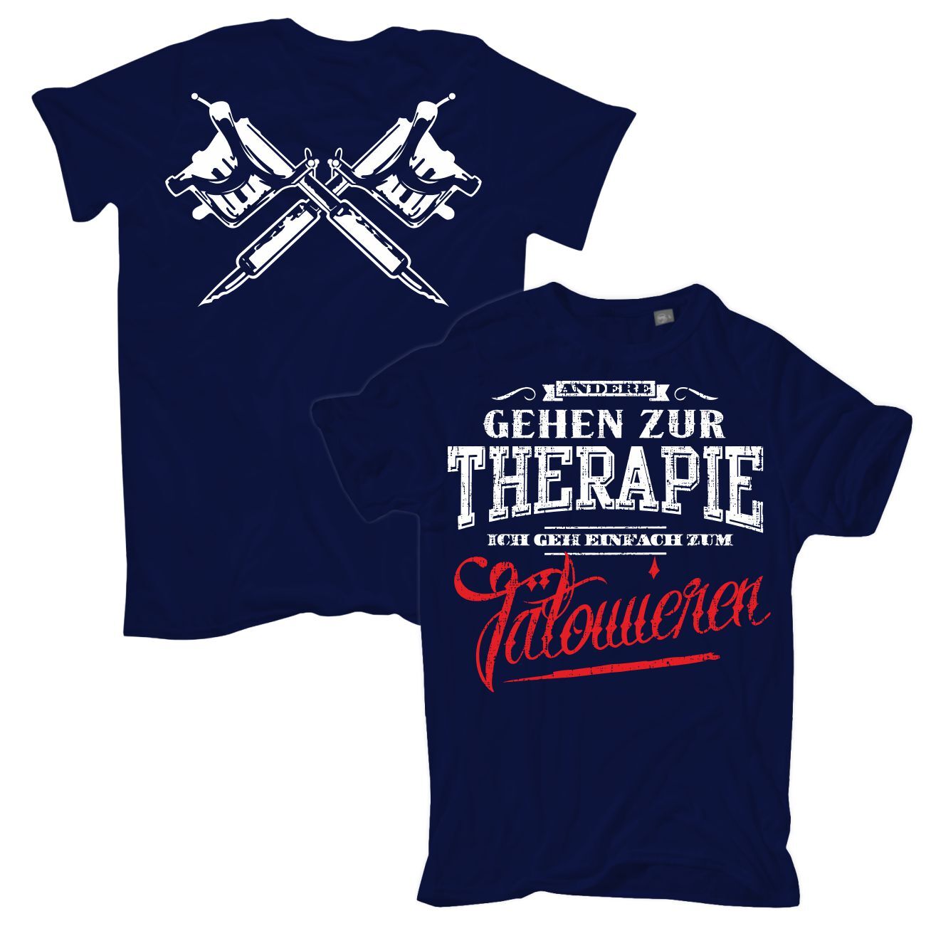 ALTRA T shirt Altri vanno in terapia VADO A TATUARMI tatuaggi studio S 10XL