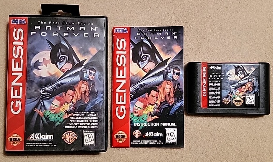 Nintendo Switch SEGA GENESIS GENESIS BATMAN FOREVER Batman Forever - Sega Genesis | SunSoft | GameStop