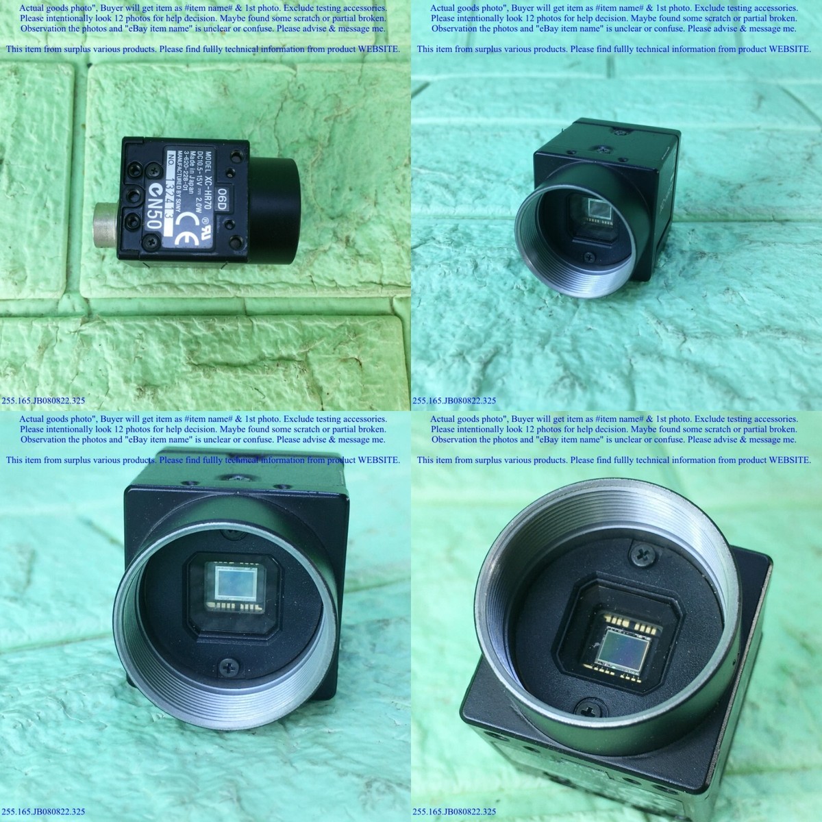 SONY XC-HR70, Camera as photo, sn:2413. | eBay