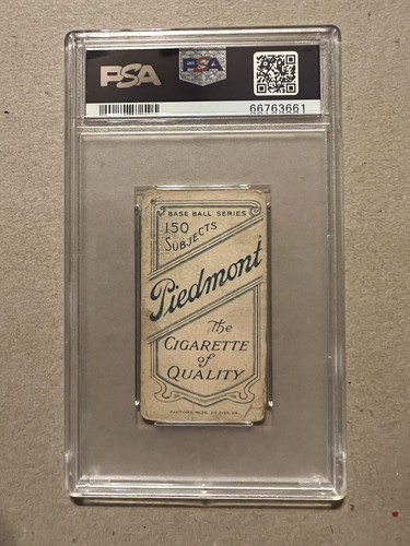 1909-11 T206 JACK POWELL PSA 1.5 FR PIEDMONT 150 ST. LOUIS AMERICANO HORIZONTAL - Imagen 3 de 3