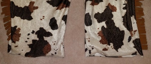 AS IS Gymboree Girls Cowgirl Pants Size 7-8 Halloween Costume Brown Fringe AS IS - Picture 6 of 8