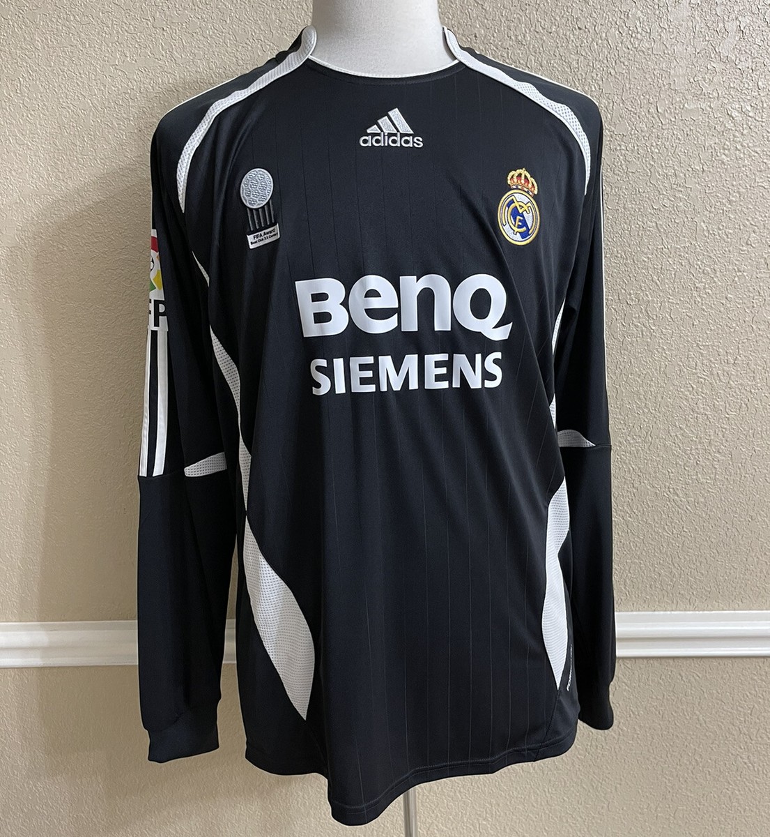 Real Madrid Player Issue Raul Gonzalez Formotion Shirt Football Jersey