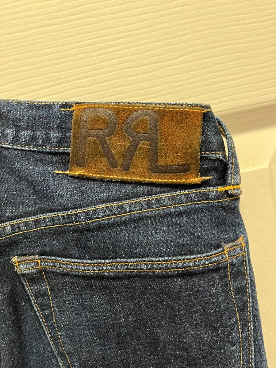 RRL Ralph Lauren Double RL Denim Jeans - Straight Fit Low