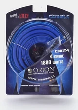 Orion 4 Gauge Complete Amplifier Kit with Soft Rubber Components - COKIT4