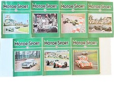 Vintage UK Motor Sport Magazine 7 Consecutive Monthly Vols Sept 1966 - Mar 1967