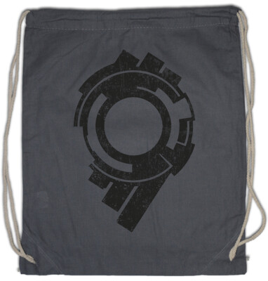 SECTION 9 LOGO Turnbeutel Logo Sign Ghost Movie in the Hanka Public Security