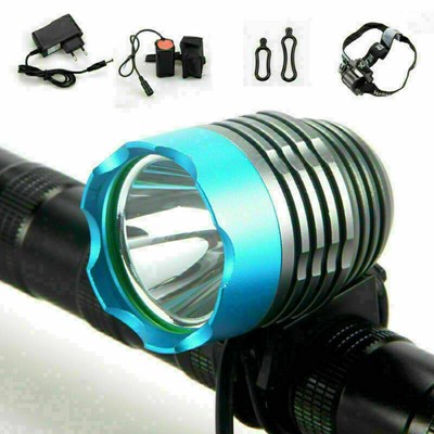10000LM T6 LED USB Fahrrad Licht Fahrradbeleuchtung Scheinwerfer 18650 Akkru Neu 10000LM T6 LED USB Fahrrad Licht Fahrradbeleuchtung Scheinwerfer 18650 Akkru Neu