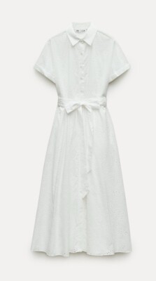 ZARA NWT WOMAN $129 EMBROIDERED EYELET DRESS ZW COLLECTION WHITE | 7977/112 | eBay ZARA NWT WOMAN $129 EMBROIDERED EYELET DRESS ZW COLLECTION WHITE | 7977/112 | eBay