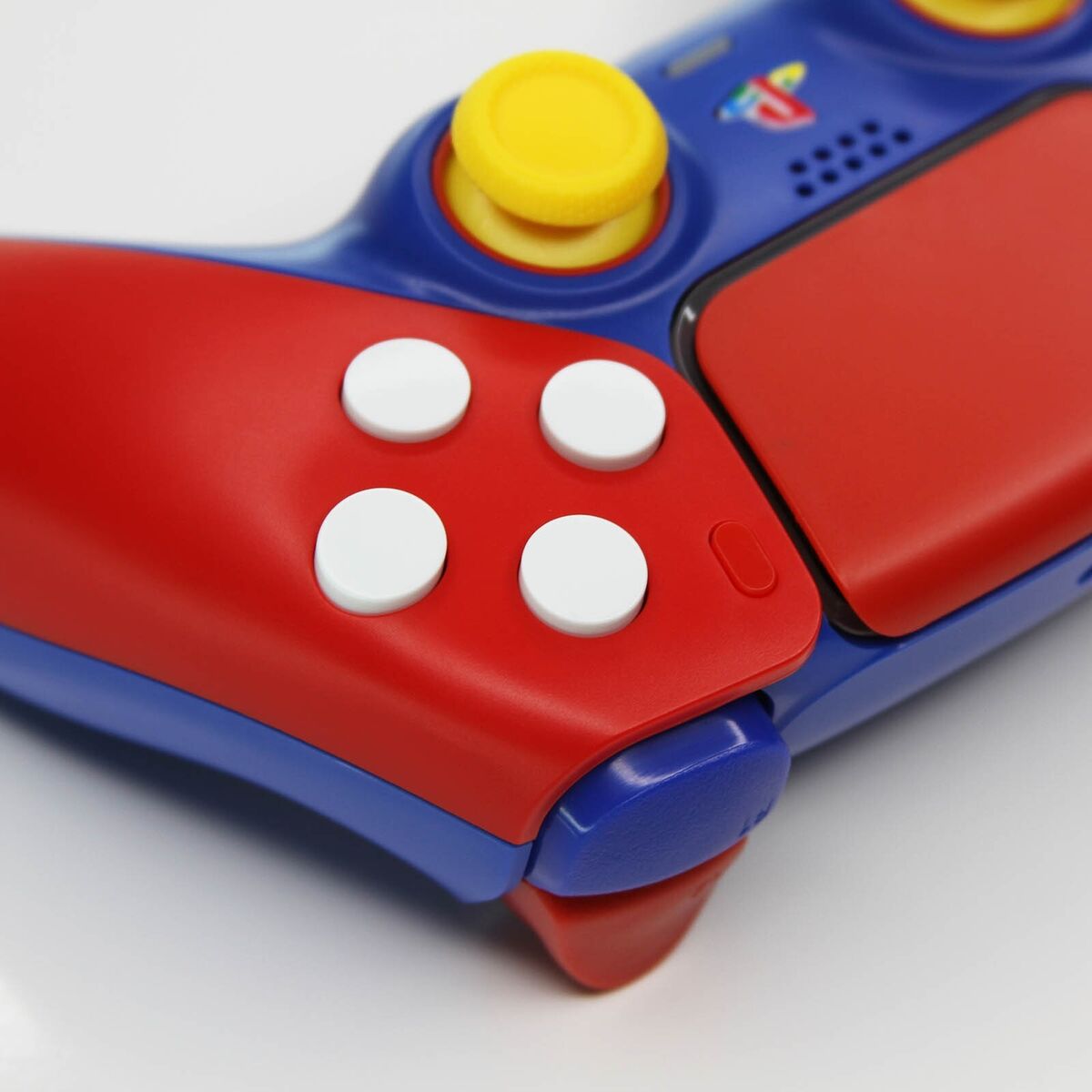 Mario Killscreen x Sony DualSense PlayStation PS5 Custom Controller Red  Clicky