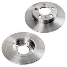 2x Bremsscheibe Ø232 voll hinten für Audi Seat Skoda VW