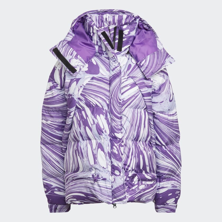 ジャケット Stella McCartney JACKET (680025SKB20 6802) NWT Adidas by Stella McCartney Printed Padded Winter Jacket